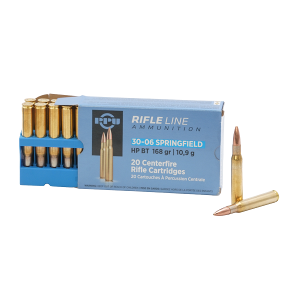 30.06 BORE RIFLE PPU HPBT 168gr